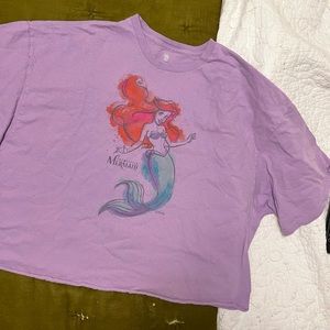 Oversized Junk food Disney crop EUC